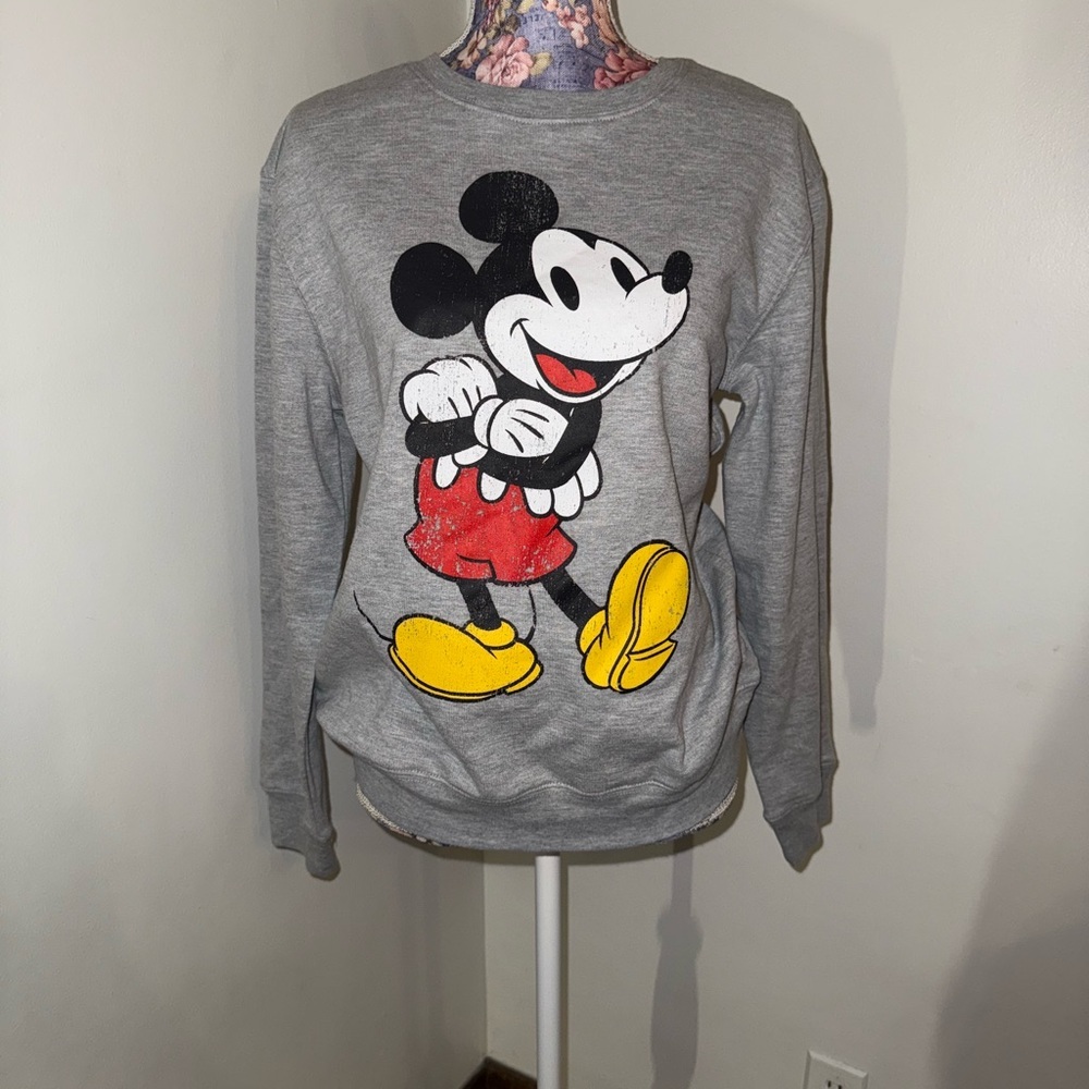 Disney Mickey Mouse Gray Sweatshirt